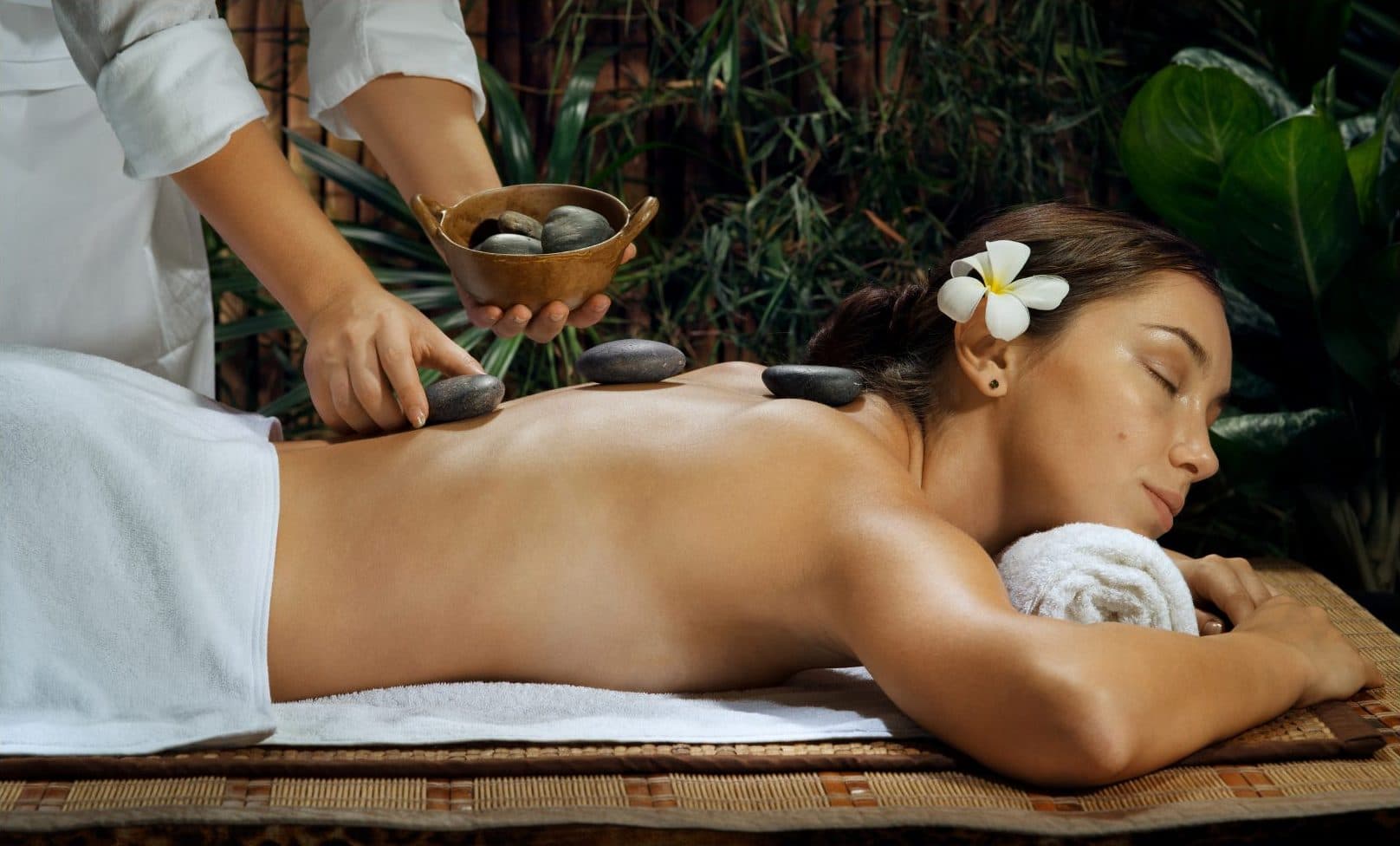 Hot stone massage