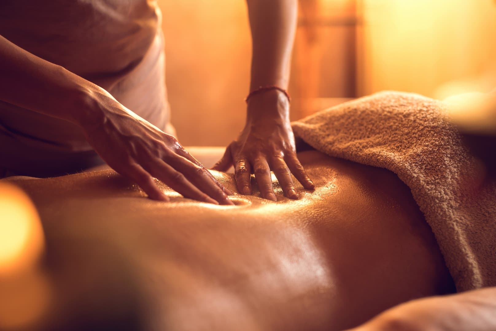 Aroma oil massage