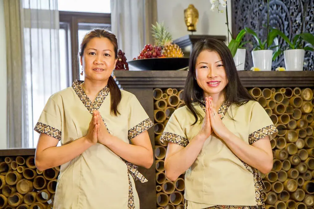 The team of Thai massage therapists at Sansei